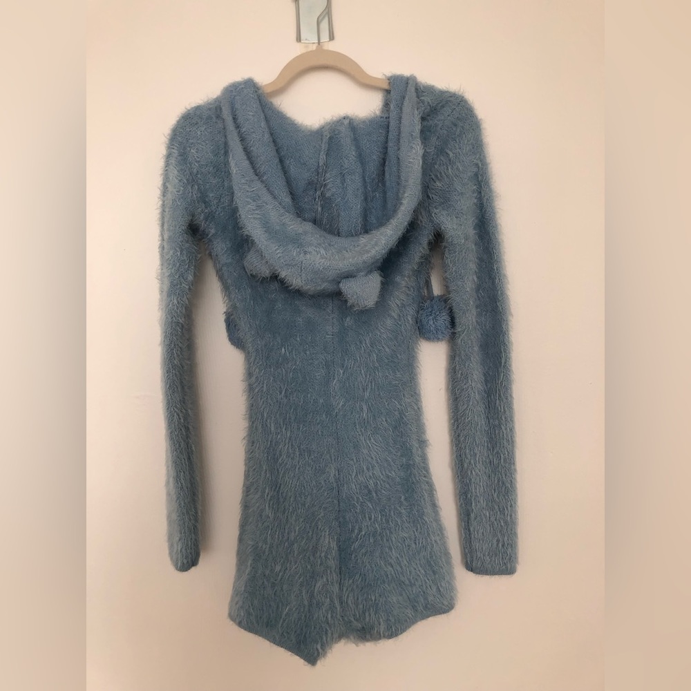 Long Sleeve Furry Romper with Car Ears Dolls Kill - Picture 3 of 6